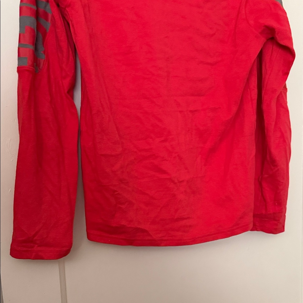 Armani Exchange Red and Gray Long Sleeve Tee size S - Picture 8 of 8